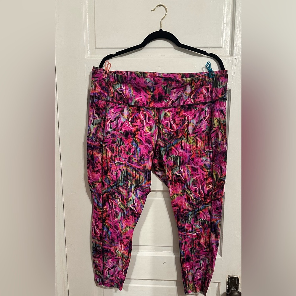 lululemon athletica Multicolor Abstract Leggings